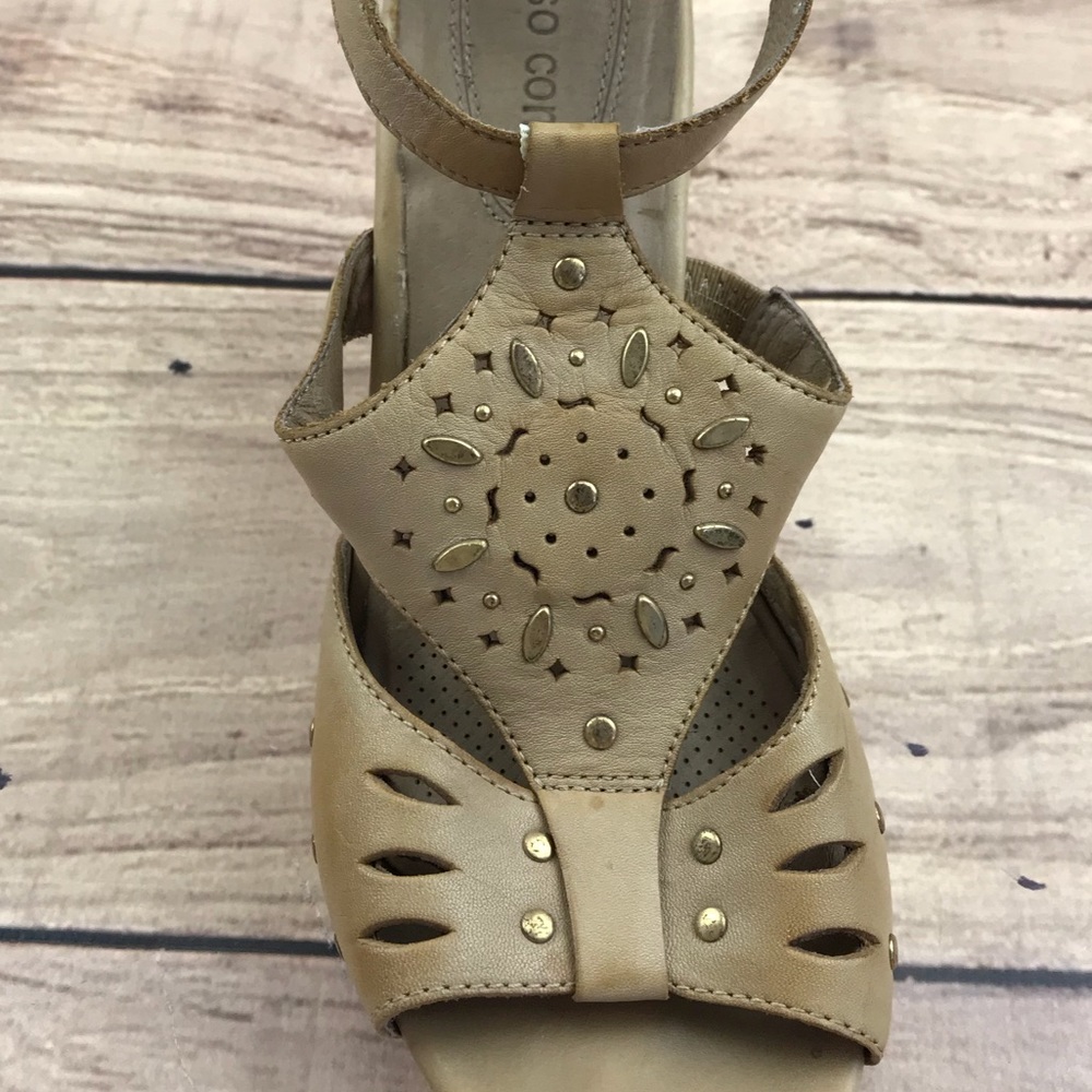 πSALEπ Corso Como Cork Wedge Sandals - Picture 7 of 8